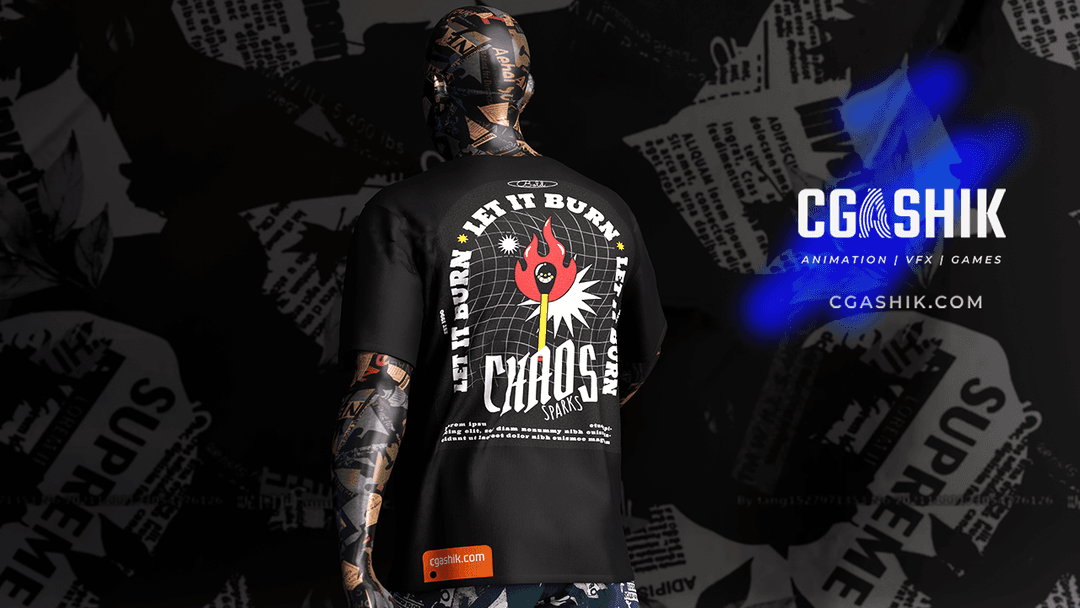 T-Shirt Animation Marvelous Designer